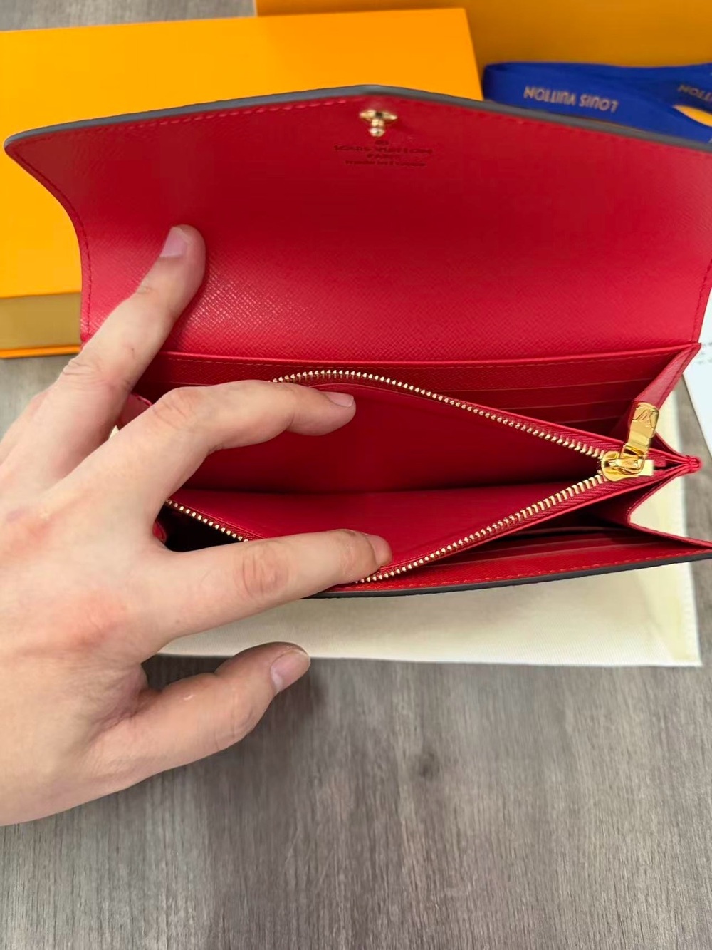 Louis Vuitton Brown Monogram Envelope Wallet with Gold-Tone Snap - Picture 12 of 16